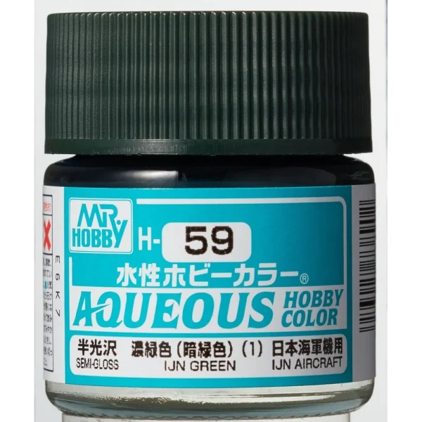 3028738902 Mr Hobby – Aqueous Hobby Colors (10 ml) IJN Green – H-059 - Mr Hobby - Ludik Vault
