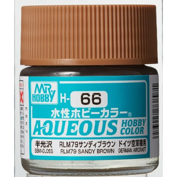 Mr Hobby – Aqueous Hobby Colors (10 ml) RLM79 Sandy Brown – H-066 - Mr Hobby - Ludik Vault