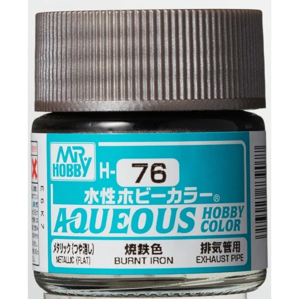 3028739077 Mr Hobby – Aqueous Hobby Colors (10 ml) Burnt Iron – H-076 - Mr Hobby - Ludik Vault