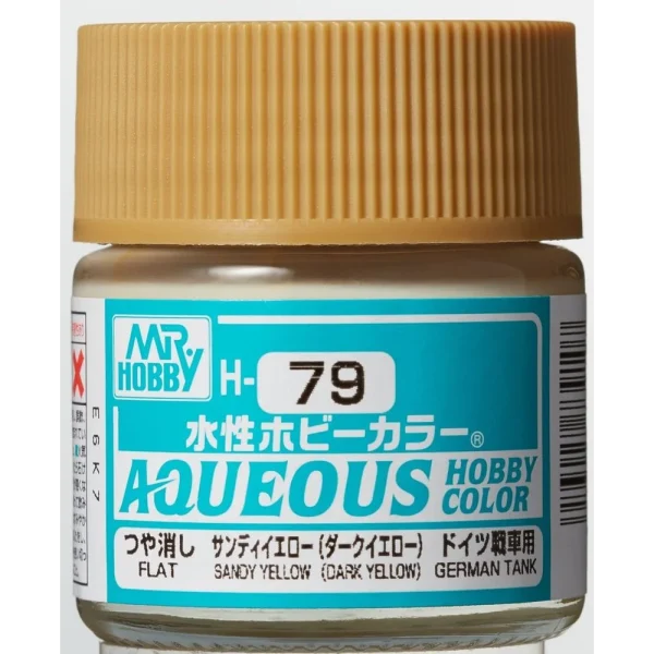 Mr Hobby – Aqueous Hobby Colors (10 ml) Sandy Yellow (Dark Yellow) – H-079 - Mr Hobby - Ludik Vault
