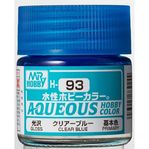 3028739244 Mr Hobby – Aqueous Hobby Colors (10 ml) Clear Blue – H-093 - Mr Hobby - Ludik Vault