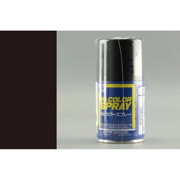 Mr Hobby – Mr. Color Spray (100 ml) Black – S-002 - Mr Hobby - Ludik Vault
