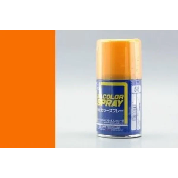 3028835663 Mr Hobby – Mr. Color Spray (100 ml) Orange Yellow – S-058 - Mr Hobby - Ludik Vault