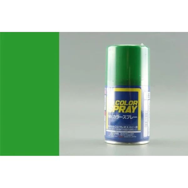 Mr Hobby – Mr. Color Spray (100 ml) Bright Green – S-066 - Mr Hobby - Ludik Vault