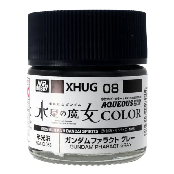 3028928044 Mr Hobby – AQUEOUS GUNDAM COLOR (10ml) GUNDAM PHARACT GRAY – XHUG-08 - Mr Hobby - Ludik Vault
