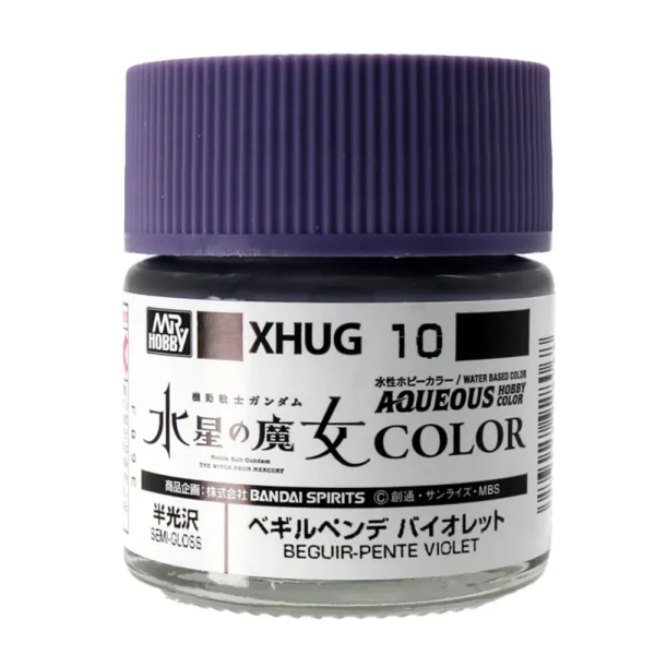 3028928068 Mr Hobby – AQUEOUS GUNDAM COLOR (10ml) BEGUIR PENTE VIOLET – XHUG-10 - Mr Hobby - Ludik Vault
