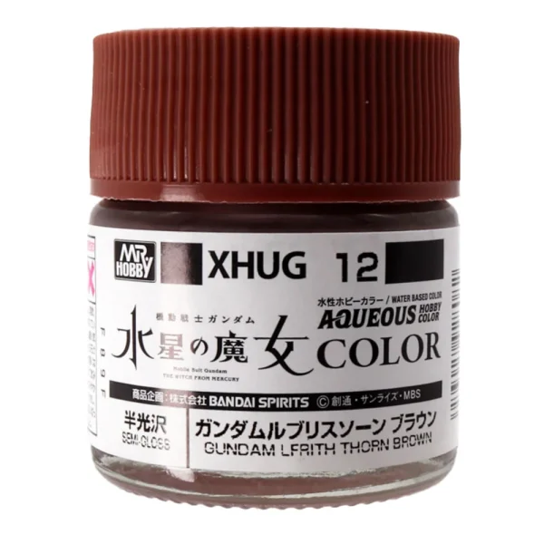 Mr Hobby – AQUEOUS GUNDAM COLOR (10ml) GUNDAM LFRITH THORN BROWN – XHUG-12 - Mr Hobby - Ludik Vault