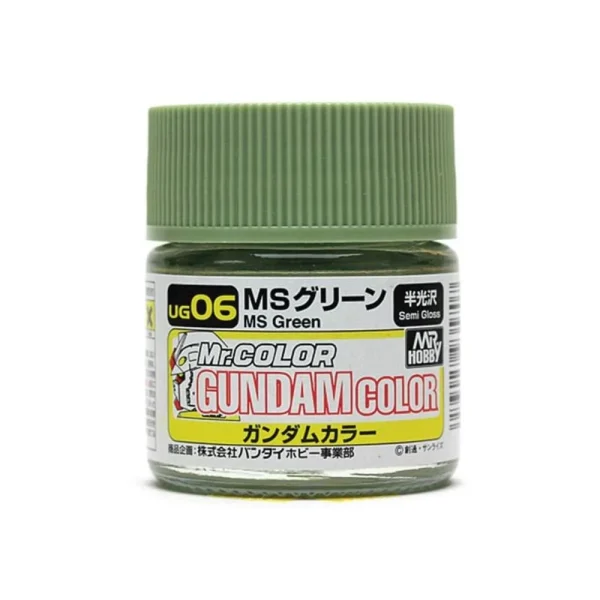 3028935707 Mr Hobby – Gundam Color (10ml) MS Green – UG-06 - Mr Hobby - Ludik Vault