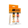 5568327801 AK Interactive – PURE ORANGE & FADED ORANGE DUAL EXO Set 4 – AK1546 - AK Interactive - Ludik Vault