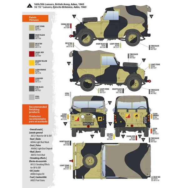 AK Interactive - Land Rover 88 Series IIA Rover 8 1/35 - AK35012