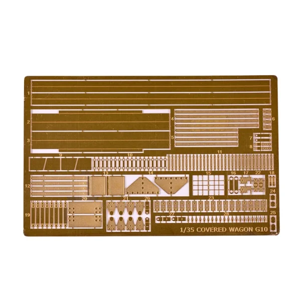 AK Interactive - GERMAN RAILWAY COVERED G10 WAGON GEDECKTER GÜTERWAGEN G10 1/35 - AK35502