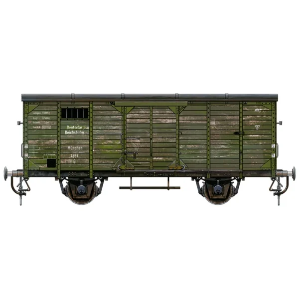 AK Interactive - GERMAN RAILWAY COVERED G10 WAGON GEDECKTER GÜTERWAGEN G10 1/35 - AK35502