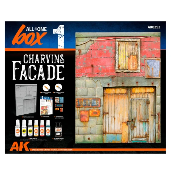 5568334106 AK Interactive – ALL IN ONE SET -BOX 1-CHARVINS FACADE – AK8252 - AK Interactive - Ludik Vault