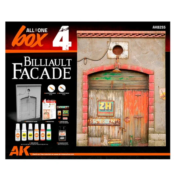 5568334137 AK Interactive – ALL IN ONE SET -BOX 4-BILLIAULT FACADE – AK8255 - AK Interactive - Ludik Vault
