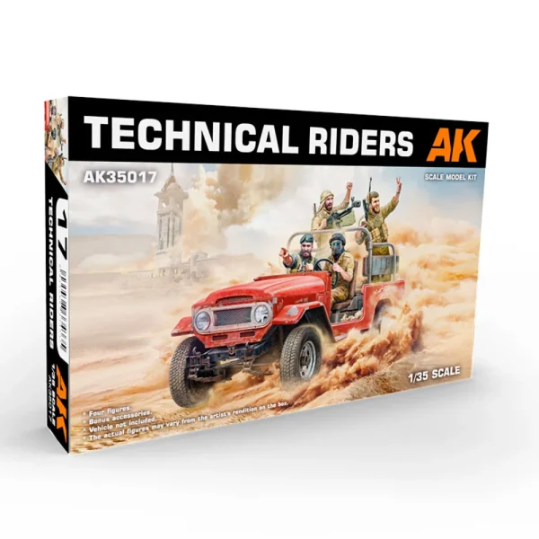 5568334335 AK Interactive – Technical Riders 1/35 – AK35017 - AK Interactive - Ludik Vault