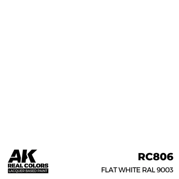 AK Interactive – Real Colors: Flat White RAL 9003 17 ml. – RC806 - AK Interactive - Ludik Vault