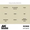 5568335615-1 AK Interactive - Real Colors: Off White 17 ml. - RC808