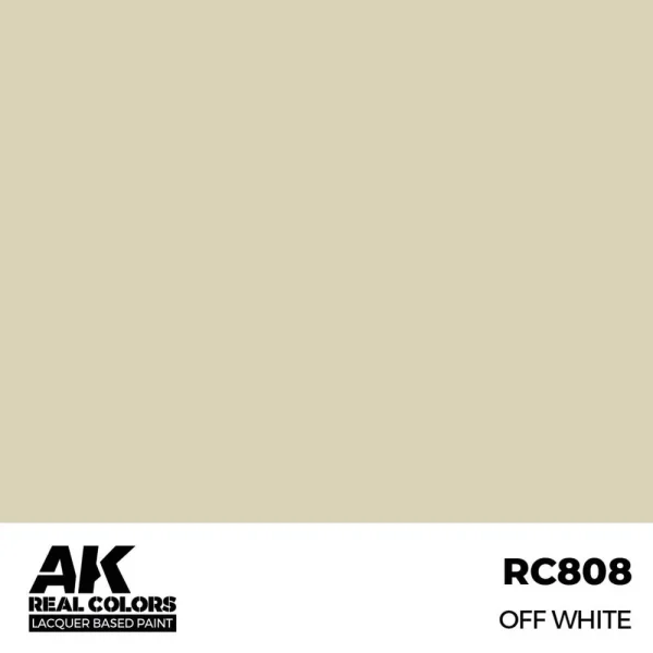 AK Interactive – Real Colors: Off White 17 ml. – RC808 - AK Interactive - Ludik Vault