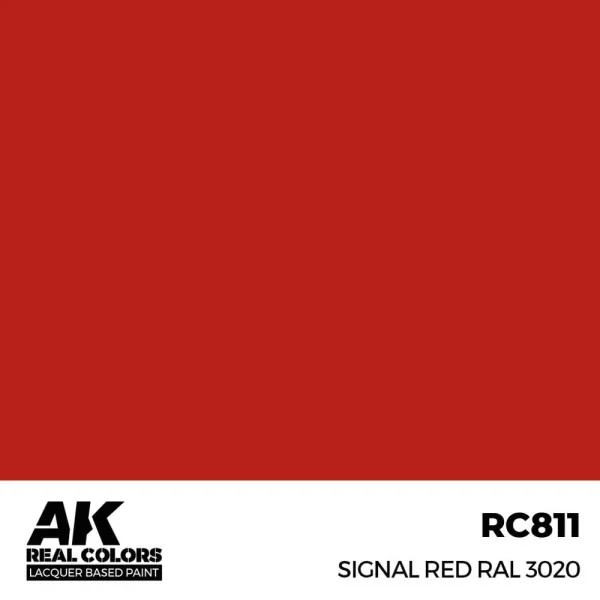 5568335646 AK Interactive – Real Colors: Signal Red RAL 3020 17 ml. – RC811 - AK Interactive - Ludik Vault