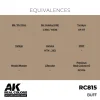 5568335684-1 AK Interactive - Real Colors: Buff 17 ml. - RC815