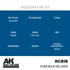 5568335714-1 AK Interactive - Real Colors: Pure Blue RAL 5005 17 ml. - RC818