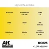 AK Interactive - Real Colors: Clear Yellow 17 ml. - RC825