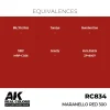 5568335875-1 AK Interactive - Real Colors: Maranello Red 300 17 ml. - RC834