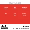AK Interactive - Real Colors: Fluorescent Red RAL 3026 17 ml. - RC837