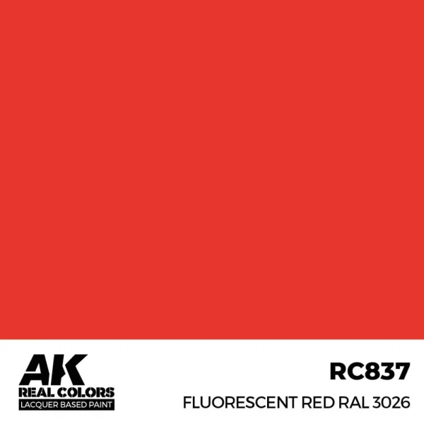 5568335905 AK Interactive – Real Colors: Fluorescent Red RAL 3026 17 ml. – RC837 - AK Interactive - Ludik Vault