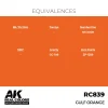 5568335929-1 AK Interactive - Real Colors: GULF Orange 17 ml. - RC839