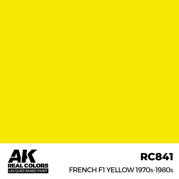 5568335943 AK Interactive – Real Colors: French F1 Yellow 1970s-1980s 17ml. – RC841 - AK Interactive - Ludik Vault