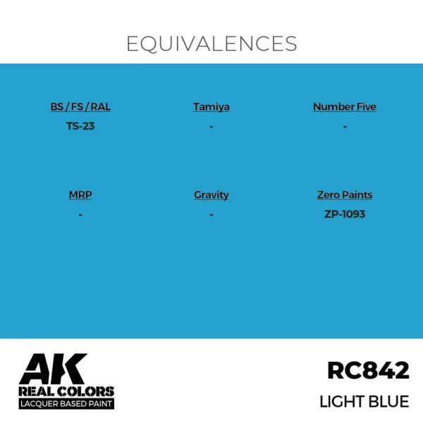 AK Interactive - Real Colors: Light Blue 17 ml. - RC842