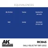 5568335981-1 AK Interactive - Real Colors: Rally Blue 74F 1997-2002 17 ml. - RC845
