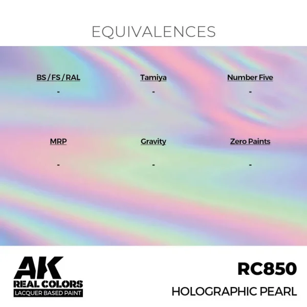 AK Interactive - Real Colors: Holographic Pearl 17 ml. - RC850