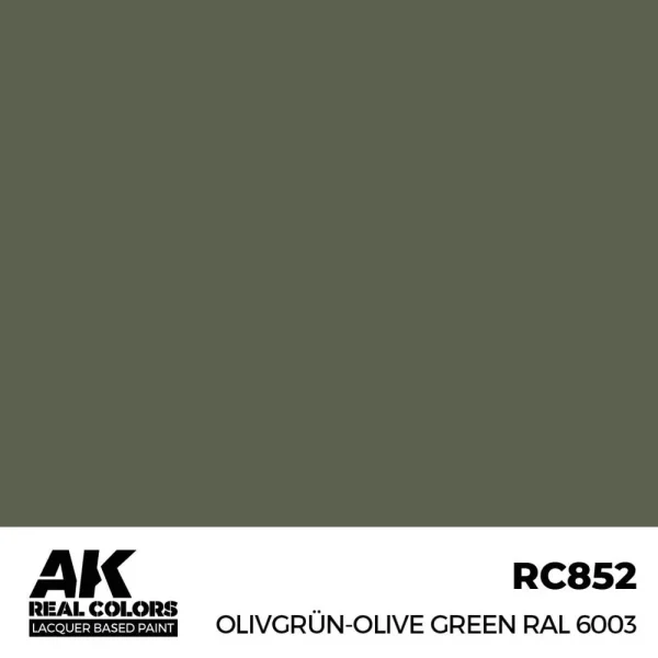 5568336056 AK Interactive – Real Colors: Olivgrün-Olive Green RAL 6003 17 ml. – RC852 - AK Interactive - Ludik Vault