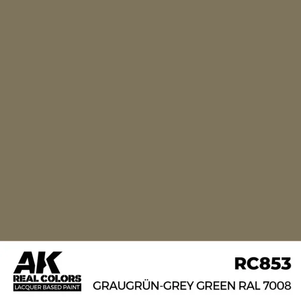 5568336063 AK Interactive – Real Colors: Graugrün-Grey Green RAL 7008 17 ml. – RC853 - AK Interactive - Ludik Vault