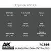 5568336094-1 AK Interactive - Real Colors: Dunkelgrau-Dark Grey RAL 7021 17 ml. - RC856