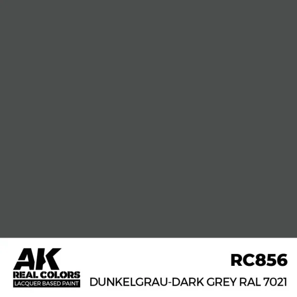 5568336094 AK Interactive – Real Colors: Dunkelgrau-Dark Grey RAL 7021 17 ml. – RC856 - AK Interactive - Ludik Vault