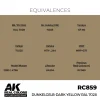 AK Interactive - Real Colors: Dunkelgelb-Dark Yellow RAL 7028 17 ml. - RC859