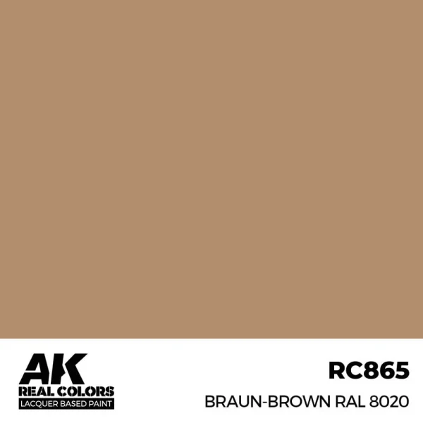 AK Interactive – Real Colors: Braun-Brown RAL 8020 17 ml. – RC865 - AK Interactive - Ludik Vault