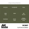 AK Interactive - Real Colors: Slate No.34 (BS381) 17 ml. - RC867