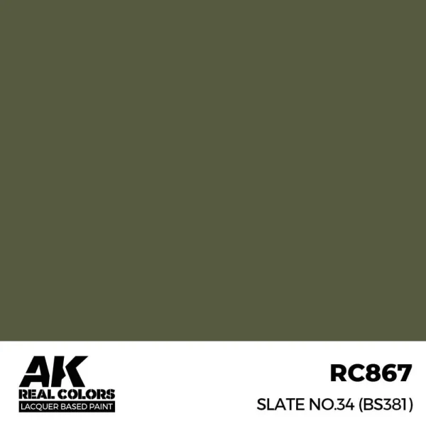 AK Interactive – Real Colors: Slate No.34 (BS381) 17 ml. – RC867 - AK Interactive - Ludik Vault