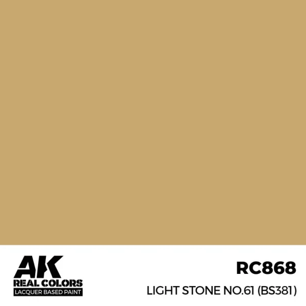 5568336216 AK Interactive – Real Colors: Light Stone No.61 (BS381) 17 ml. – RC868 - AK Interactive - Ludik Vault