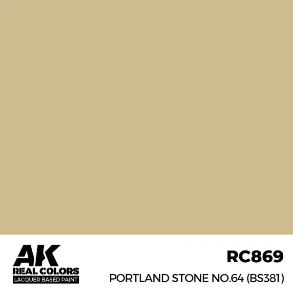 5568336223 AK Interactive – Real Colors: Portland Stone No.64 (BS381) 17 ml. – RC869 - AK Interactive - Ludik Vault