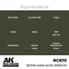 5568336230-1 AK Interactive - Real Colors: British Dark Olive Green PFI 17 ml. - RC870