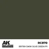 5568336230 AK Interactive – Real Colors: British Dark Olive Green PFI 17 ml. – RC870 - AK Interactive - Ludik Vault