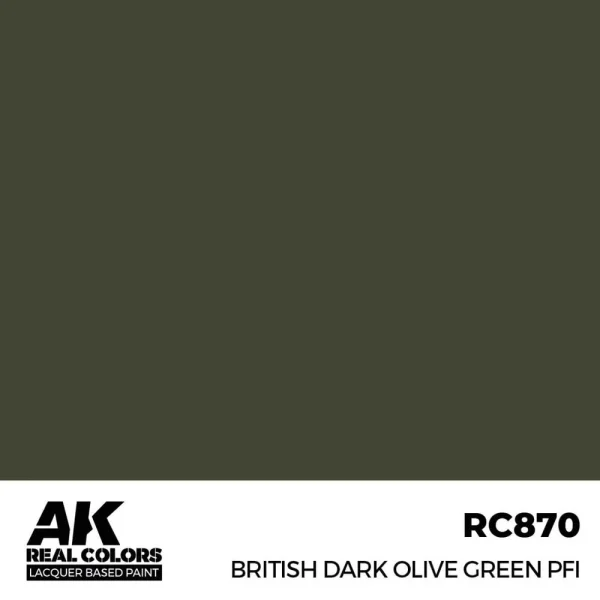 5568336230 AK Interactive – Real Colors: British Dark Olive Green PFI 17 ml. – RC870 - AK Interactive - Ludik Vault