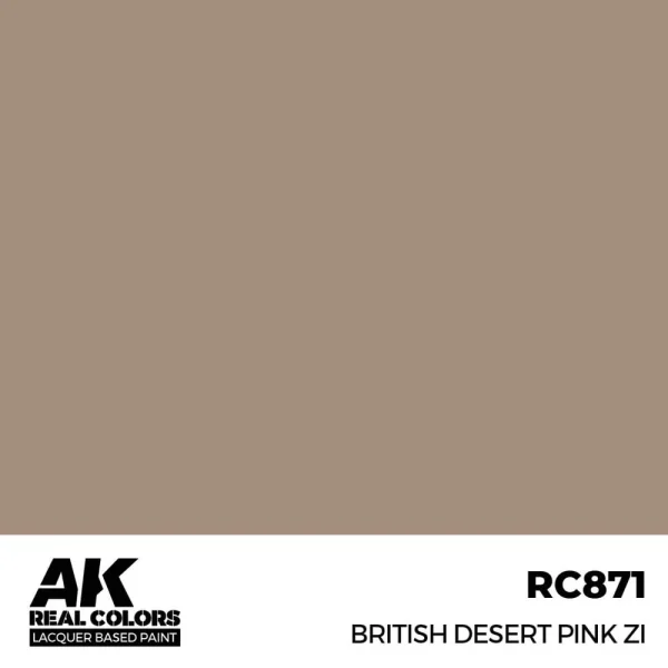 5568336247 AK Interactive – Real Colors: Bristish Desert Pink ZI 17 ml. – RC871 - AK Interactive - Ludik Vault