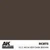AK Interactive – Real Colors: S.C.C. No.1A Very Dark Brown 17 ml. – RC873 - AK Interactive - Ludik Vault