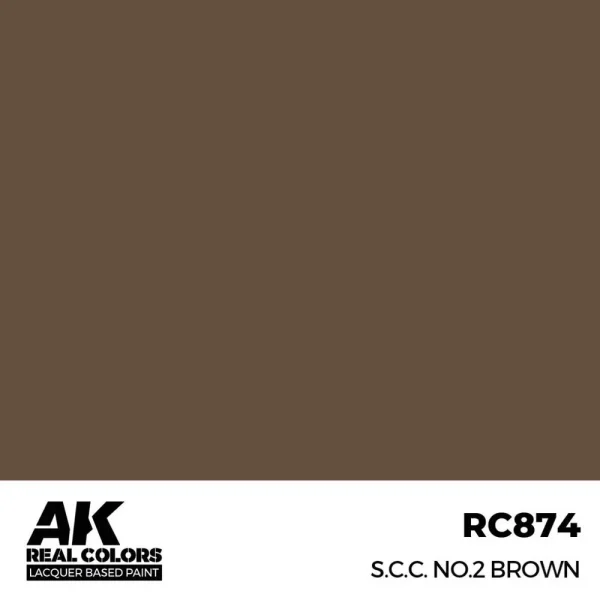 AK Interactive – Real Colors: S.C.C. No.2 Brown 17 ml. – RC874 - AK Interactive - Ludik Vault